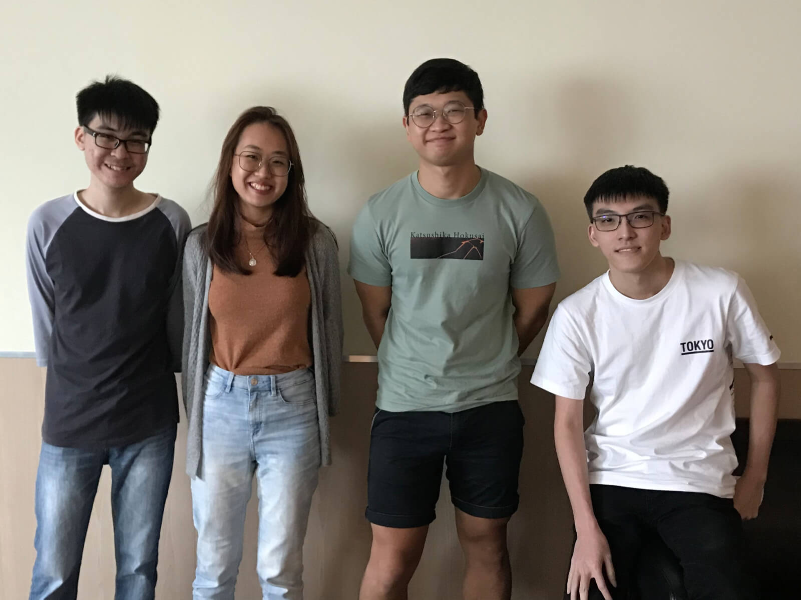 DigiPen (Singapore) students Wee Ding Wei, Lim Ziyi Jean, Ng Li Wang Ryan, and Malcolm Lim Hong Cheng.
